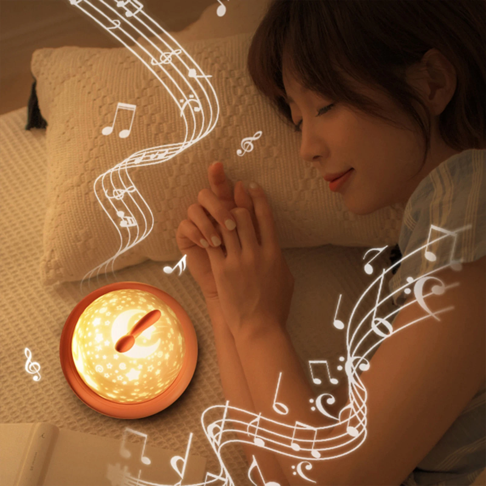 

Светодиодный ночсветильник с дистанционным управлением через USB, проектор с вращением на 360 градусов, проекционная лампа с изображением зве...