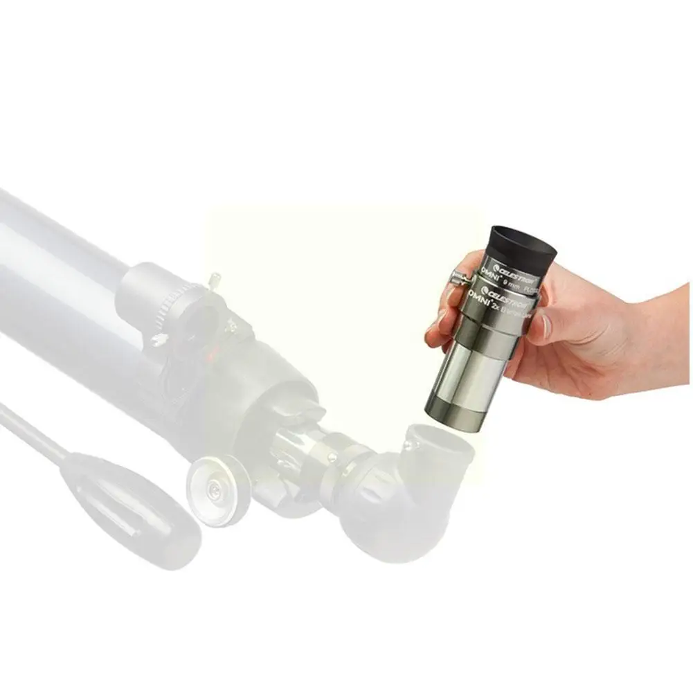 

Omni 2x Barlow Eyepiece Lens 1.25 Inch With 40mm Solar Astronomical Accessories Telescope Bard Film Filter T9m1