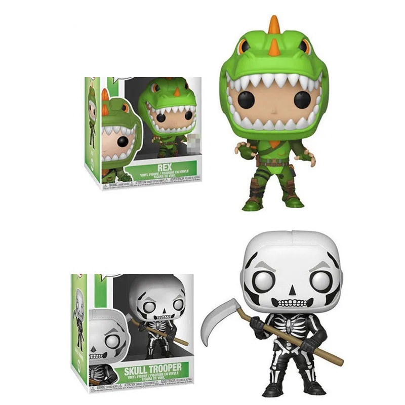 FUNKO две недели крепость ночь череп Trooper Рекс Виниловая фигурка Коллекционная