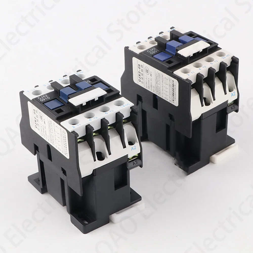 CJX2 0901 LC 660V 9A 3 канальный P + N NC DIN Rail AC контактор переменного тока 24V 36V 110V 220V 380V