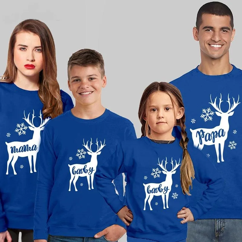 Семейные одинаковые наряды с длинным рукавом хлопковые толстовки буквенным