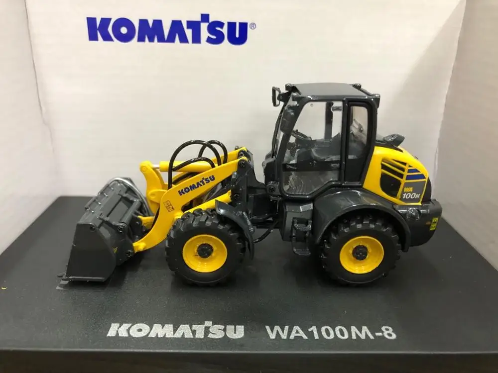 

RARE! Komatsu WA100M-8 Wheel Loader 1:50 Scale DieCast Model New in Original Box