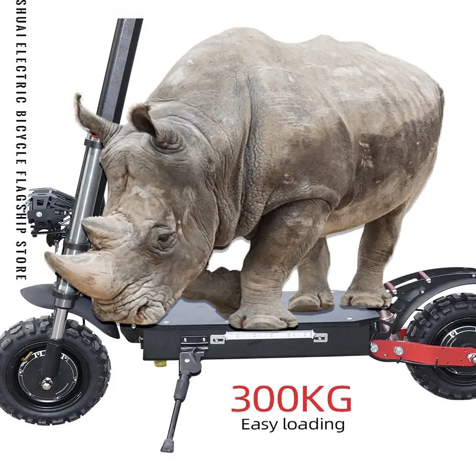 

Jue Shuai Electric Scooter X60 3200W 60V20Ah Off Road Fat tire Max Speed 80km/h Foldable Adult 11inch Electric Scooter