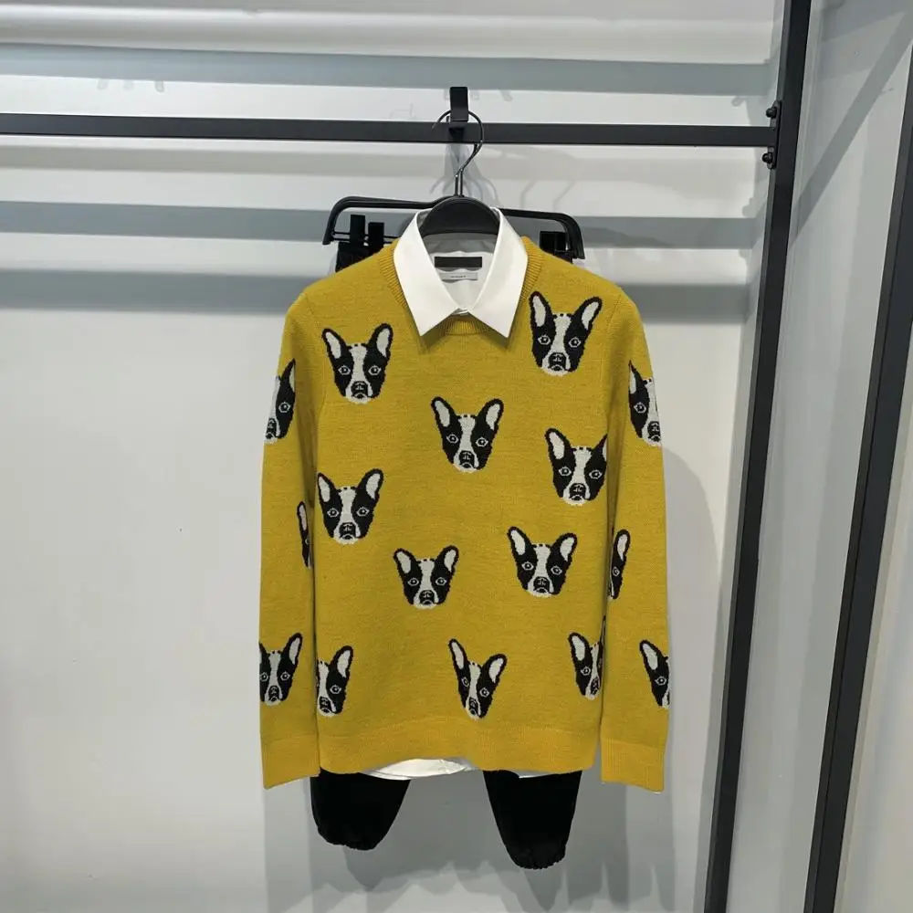 Новые повседневные мужские модные толстовки с капюшоном принтом медведя пуловер