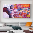 Постеры с изображением богини любви Купидона Давида вапорайза скульптурные постеры Печать Граффити художественные картины на холсте Древняя Греция Картины домашний декор