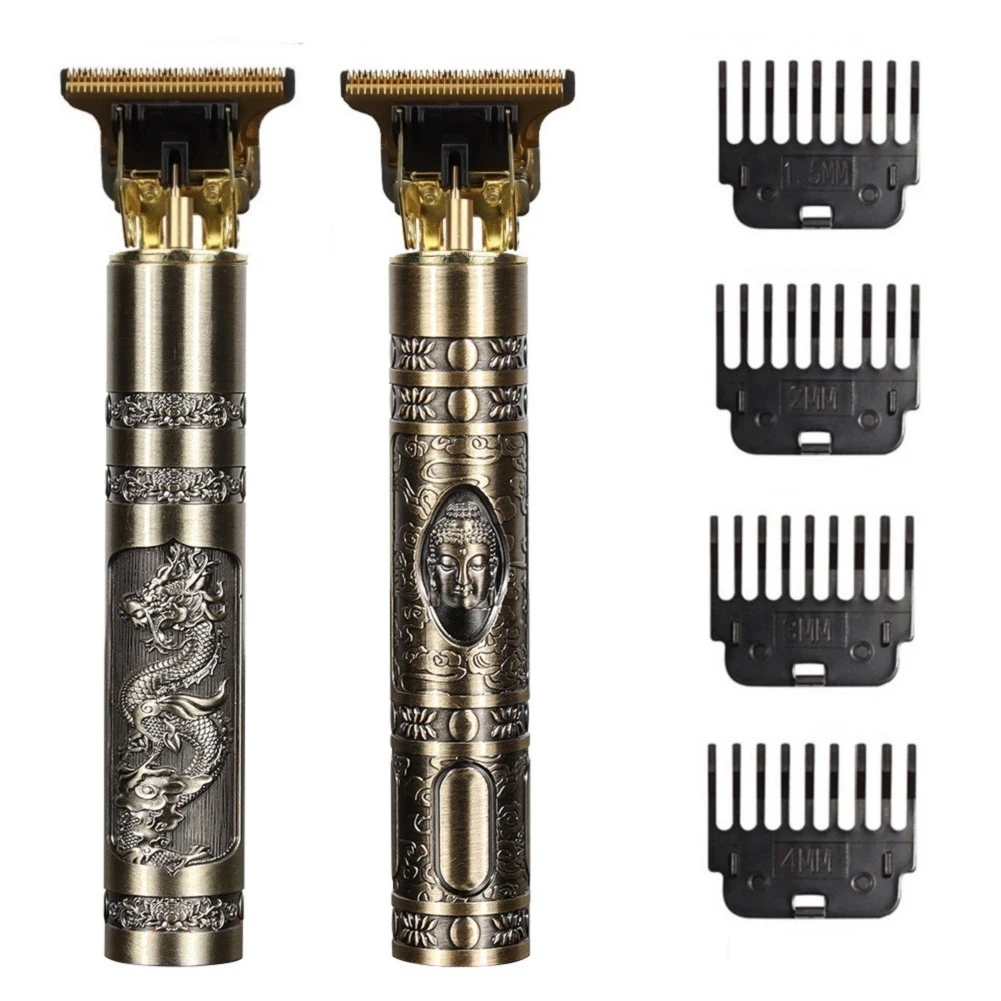 

Профессиональные резные триммеры для волос, машинки для стрижки волос, электрический парикмахерский мужской резак для бороды, бритва, маши...