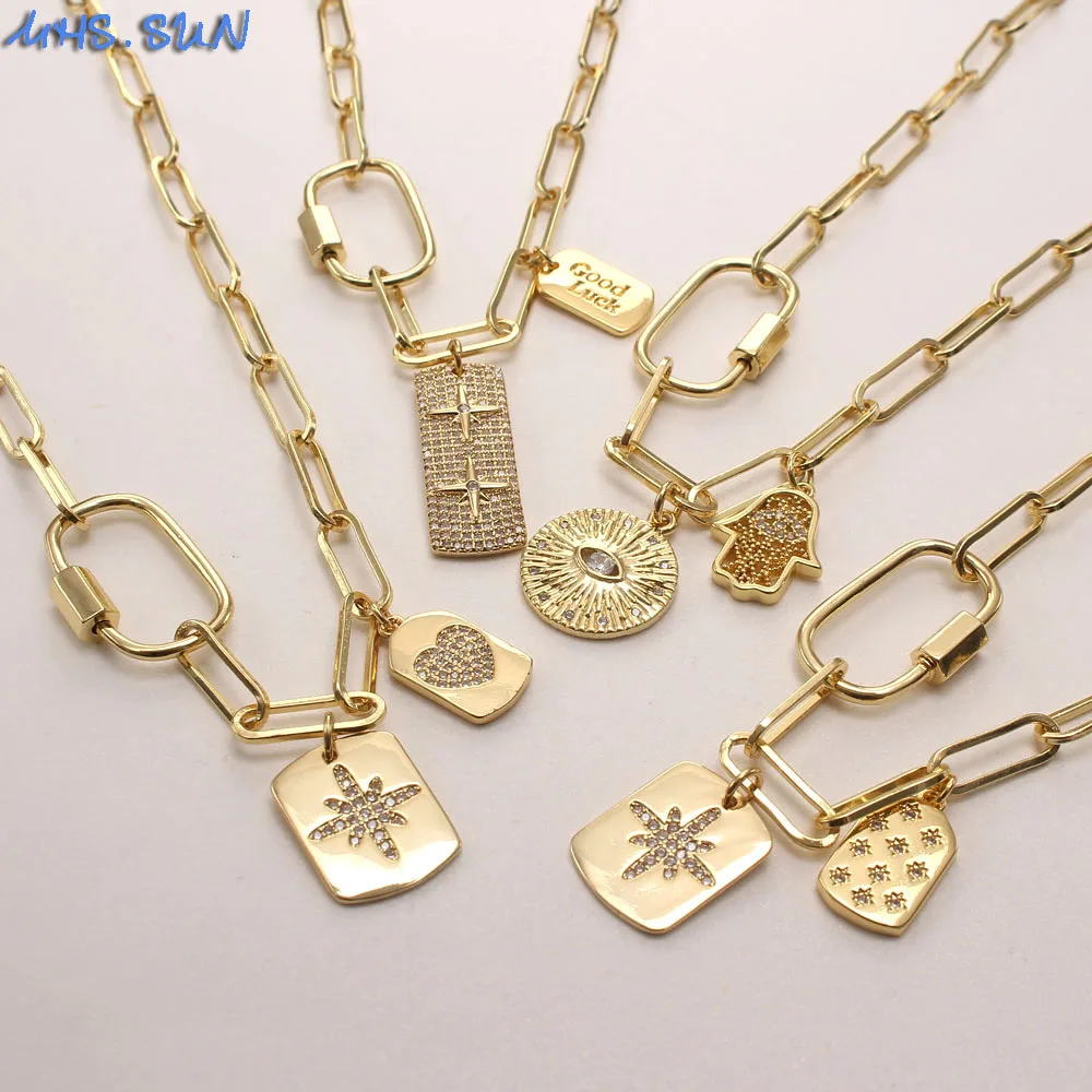 

1 шт., медная цепочка с кулоном в виде глаза