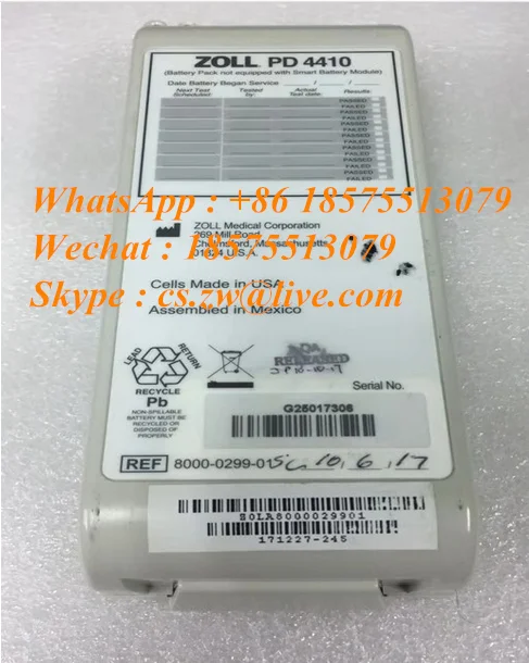 

Аккумулятор ZOLL PD 4410 новый оригинальный аккумулятор ZOLL PD 4410 новый оригинальный аккумулятор ZOLL PD 4410 новый оригинальный