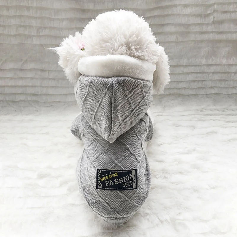 С надписью демисезонная одежда для домашних животных Одежда собак двойные