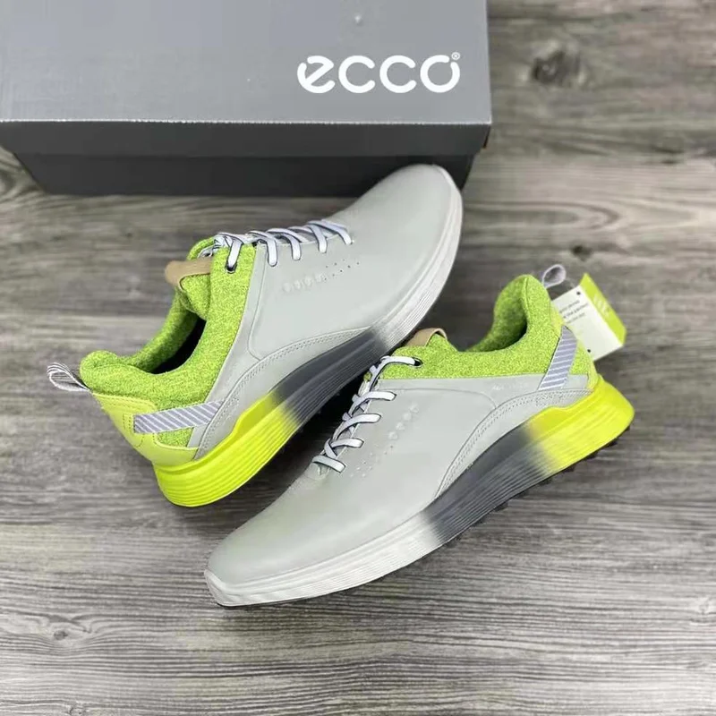 

2021 New Trend Shoes Men Athletic White Mens Golf Shoes Brand Golf Trainers Men Comfortable Leather Anti-Slip Golf Sneakers Man