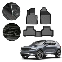tpe car floor mats for volvo xc40 2020 2021 5 seat waterproof non slip auto styling accessories interior renovation