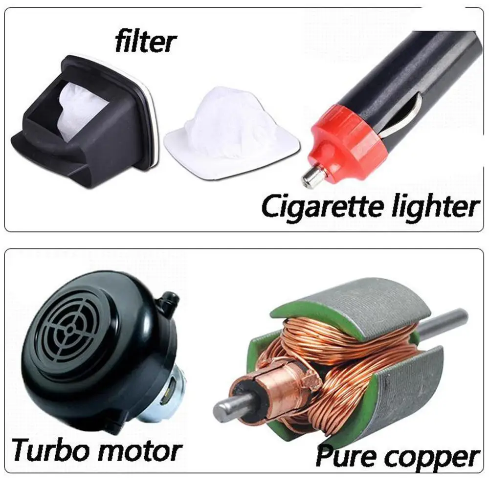 Легкий портативный автомобильный пылесос постоянного тока 12 В 120 Вт Мощное