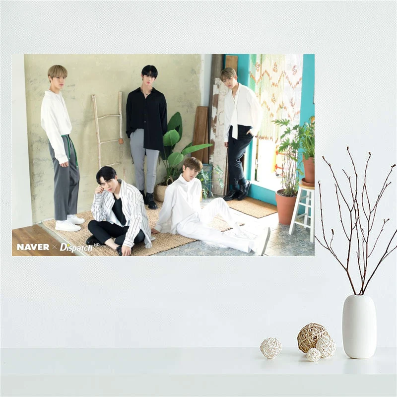 

Изготовленный На Заказ CIX KPOP плакат холст современного искусства отделочная ткань для дома ткань плакат печати ткань без рамы 0224