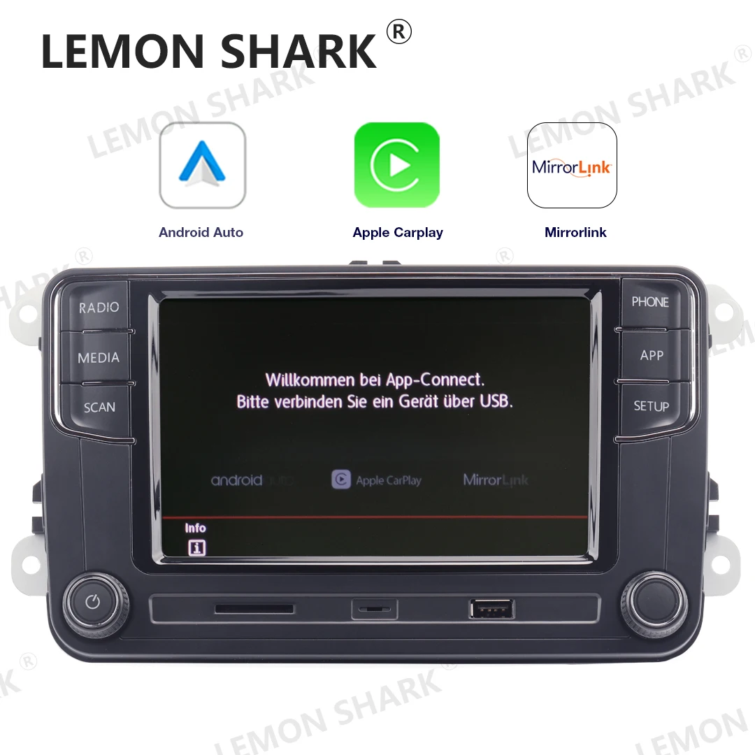 Новый Android Авто RCD440 PRO MIB Carplay радио 6RD 035 187B MirrorLink для VW Polo Passat B6 B7 Golf 5 6 Jetta MK5 MK6 Tiguan CC |