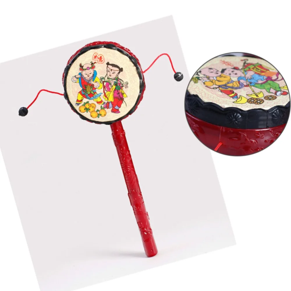 Детские голоса игрушки для удовольствия красный Китай Tranditonal Rattled-наборы