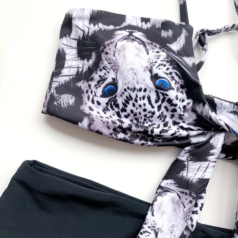 

Famaker Sexy Hight Waist bikini 2020 mujer swimsuit female bathers Patchwork swimwear women High cut bathing suit biquini