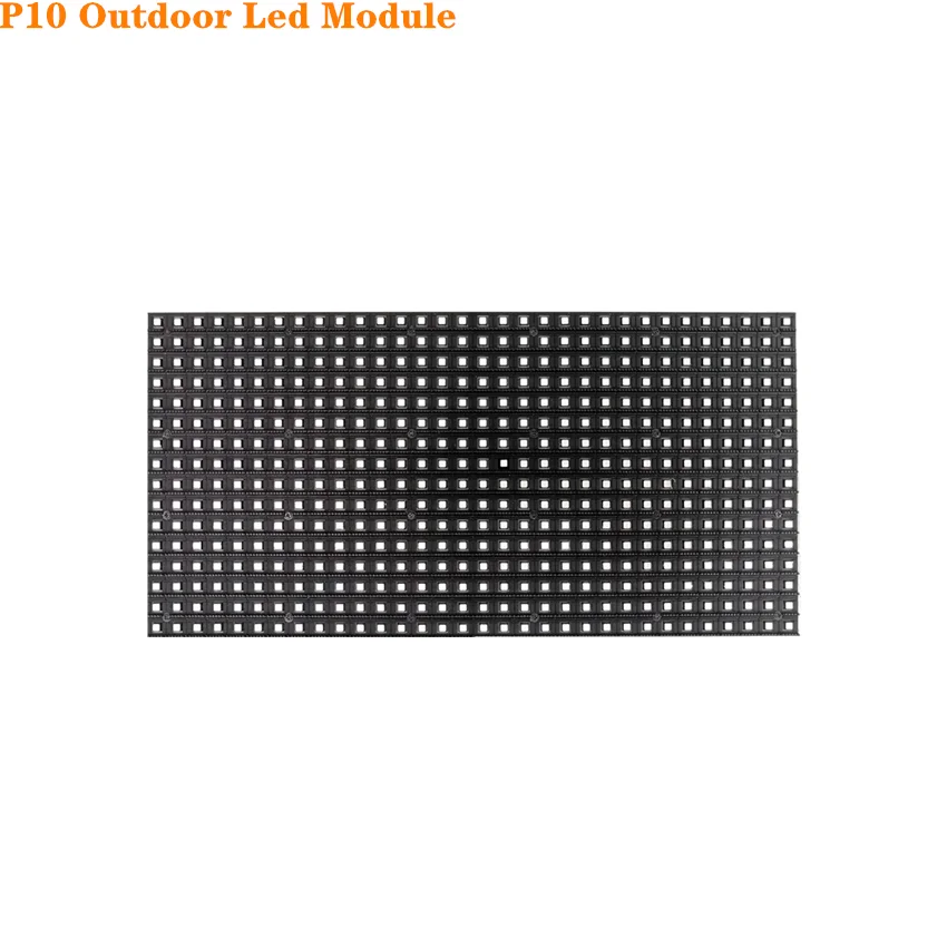 P10 наружная светодиодная матрица 320*160 мм 32x16 пикселей, полноцветная, высокая яркость, текст, вращаюсветодиодный Светодиодная панель дисплея от AliExpress WW