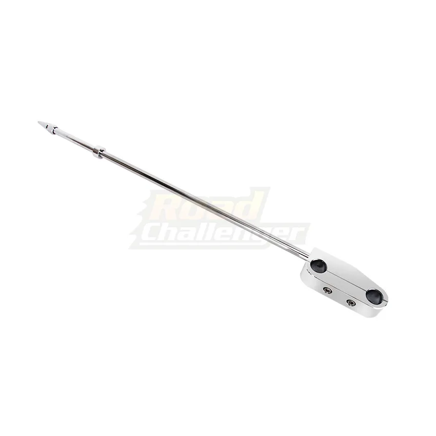 

Chrome Motorcycle Rear Side Mount Flag Pole America Flag Fit For Harley Touring Electra Glide Classic CVO Road Glide Road