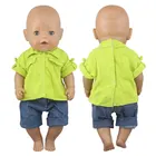 Новый костюм для 17-дюймовой куклы, 43 см, одежда для маленьких кукол