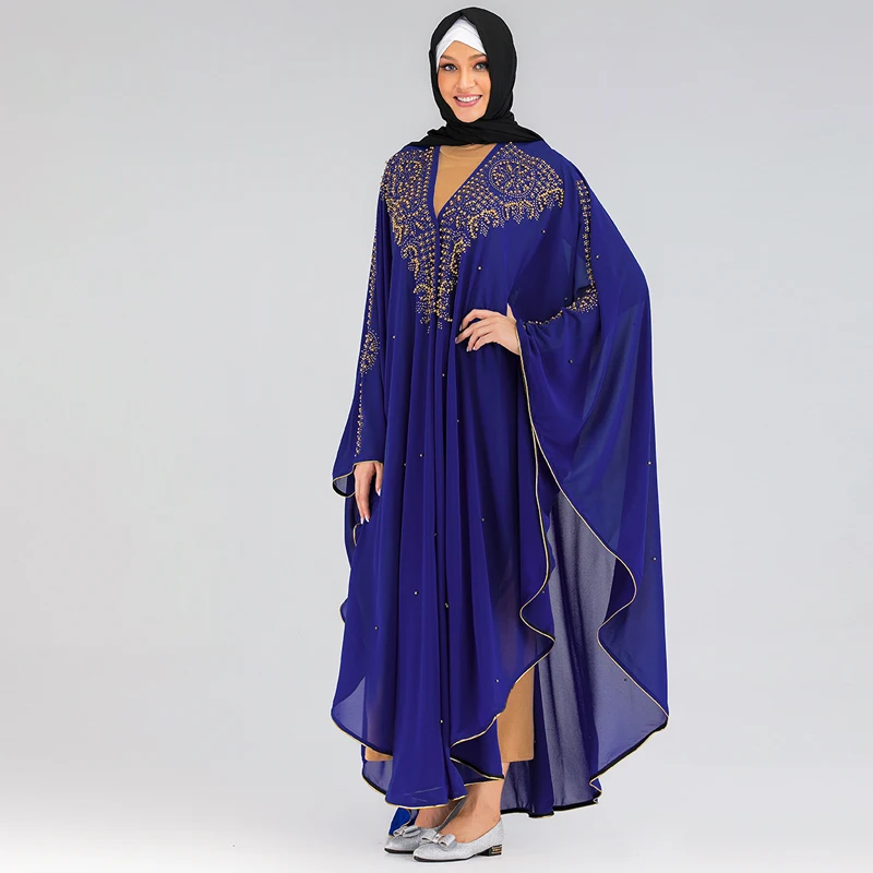 

Sequin Bolero Shrug Djelaba Femme Women Shrugs Niqab Abaya Kimono Long Muslim Cardigan Islamic Tunic Dubai Turkey Musulman Coat