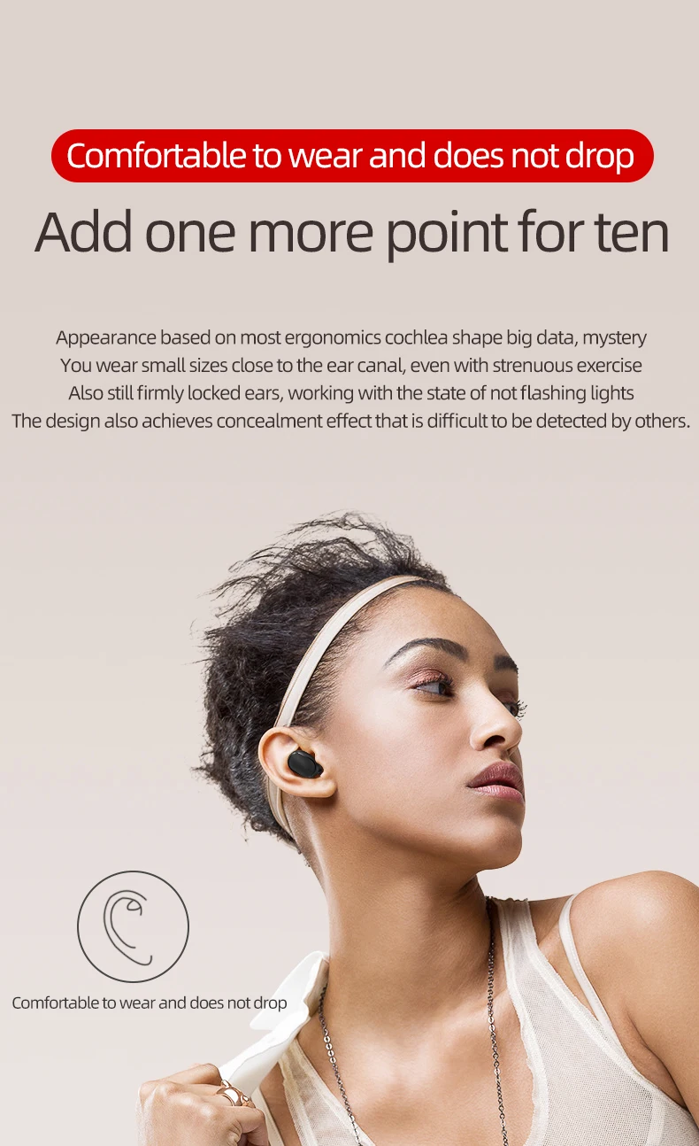 Беспроводные Bluetooth наушники A6S 5 0 TWS беспроводные с сенсорным управлением