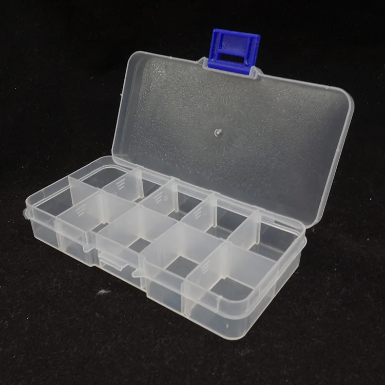 

1pc Coil Box 10 Plastic Slots Eco-Friendly Square Shaped Storage Box Case for Vape Coil Accessory