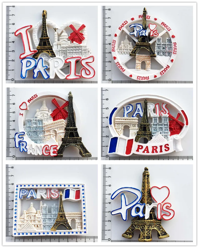 Франция Эйфелева башня Париж туристический сувенир холодильник предметы ручной