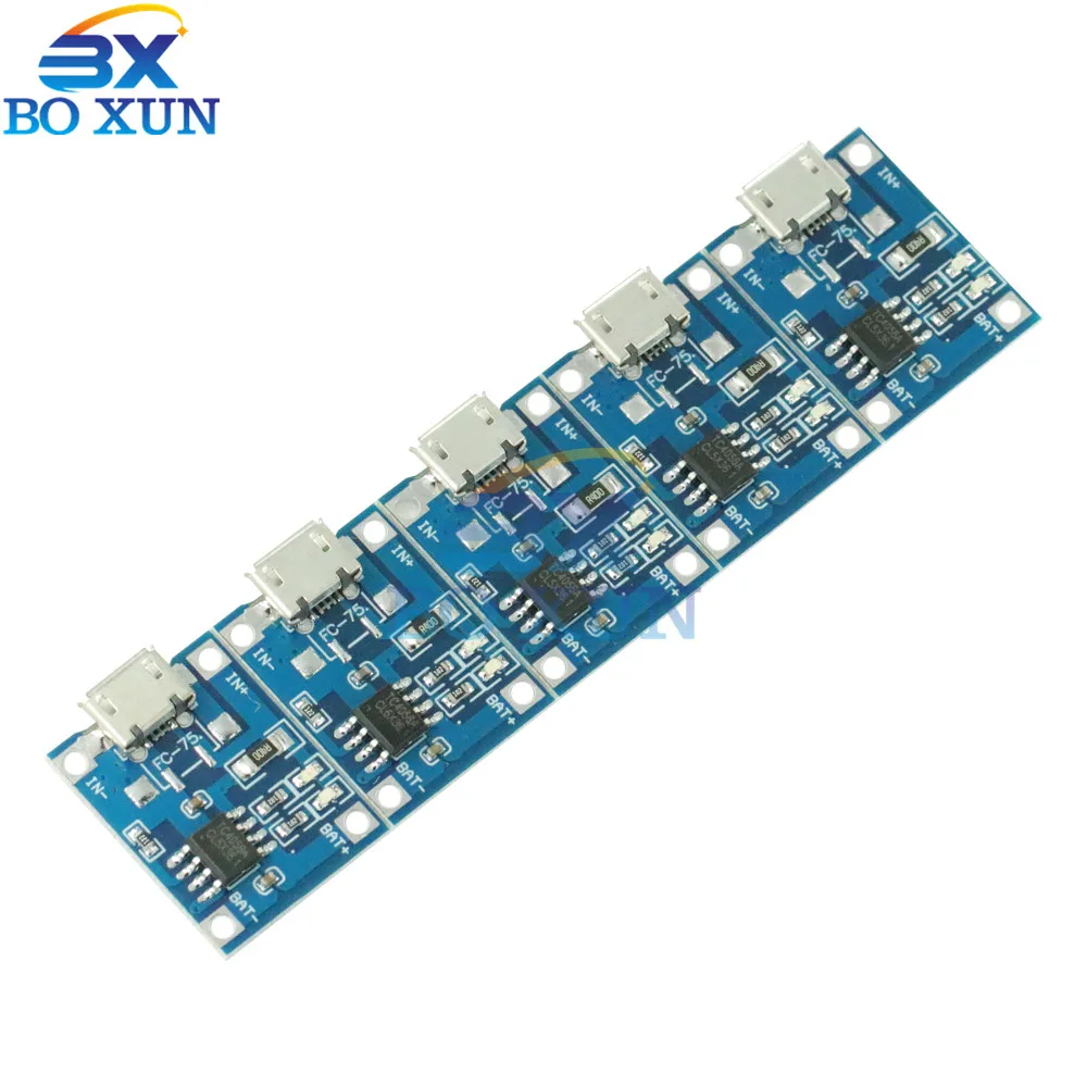 5 шт. MICRO USB 1A модуль зарядки батареи зарядное устройство TP4056|board board|board battery chargerboard