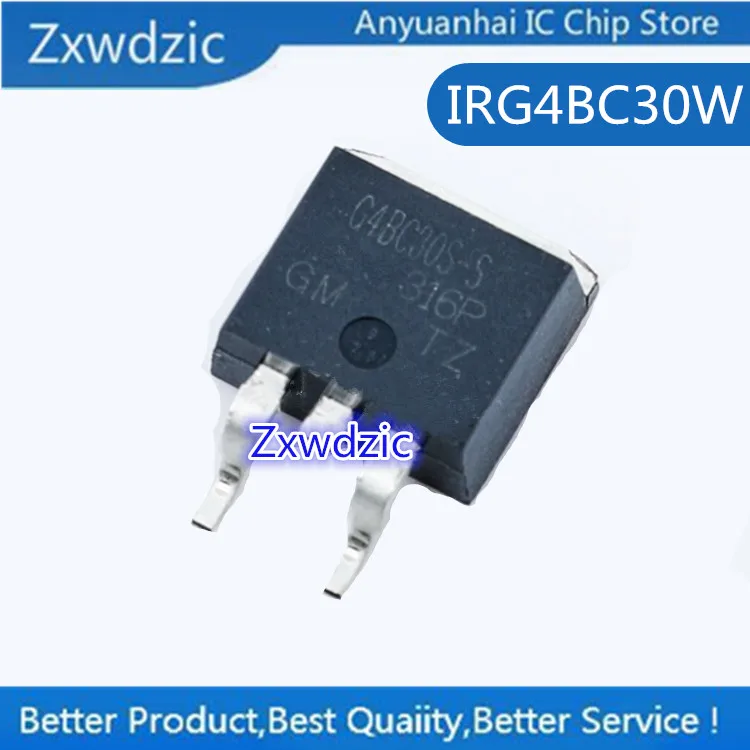 

10pcs 100% new imported original IRG4BC30W-S G4BC30W-S IRG4BC30W-STRRPBF TO-263 Field effect transistor 31A 600V