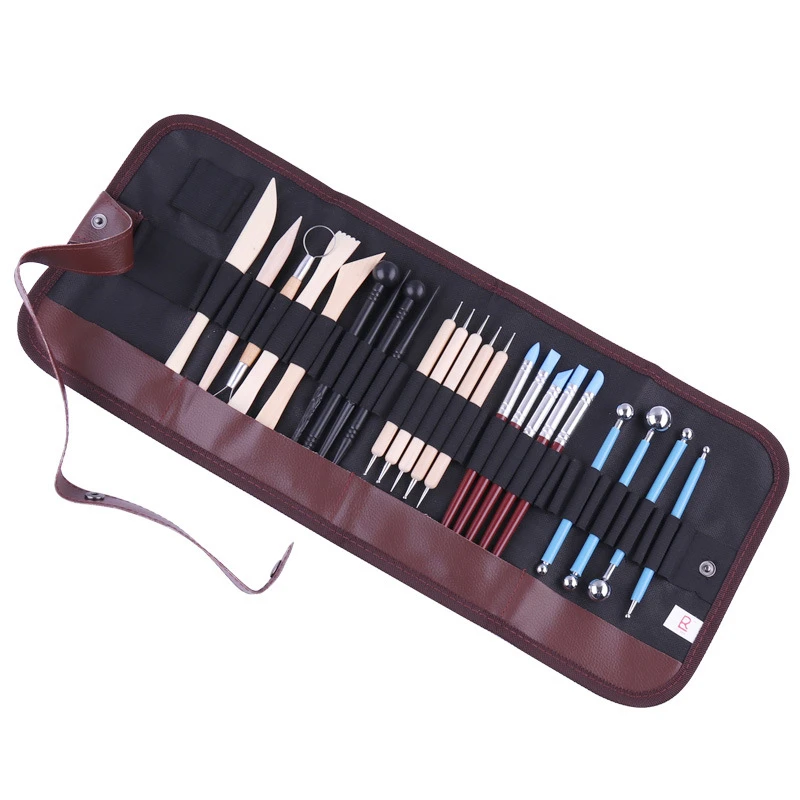 

Tool 24Pcs Sculpting Tools For Ceramics Clay Sculpture Tools Polymer Craft Sculpting Pottery Modeling Carved Smoothing Wax Kit