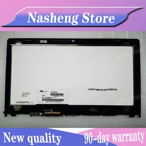 15 6 inch matrix for lenovo yoga 500 15 500 15isk lcd touch screen digitizer frame assembly display flex 3 15 free global shipping