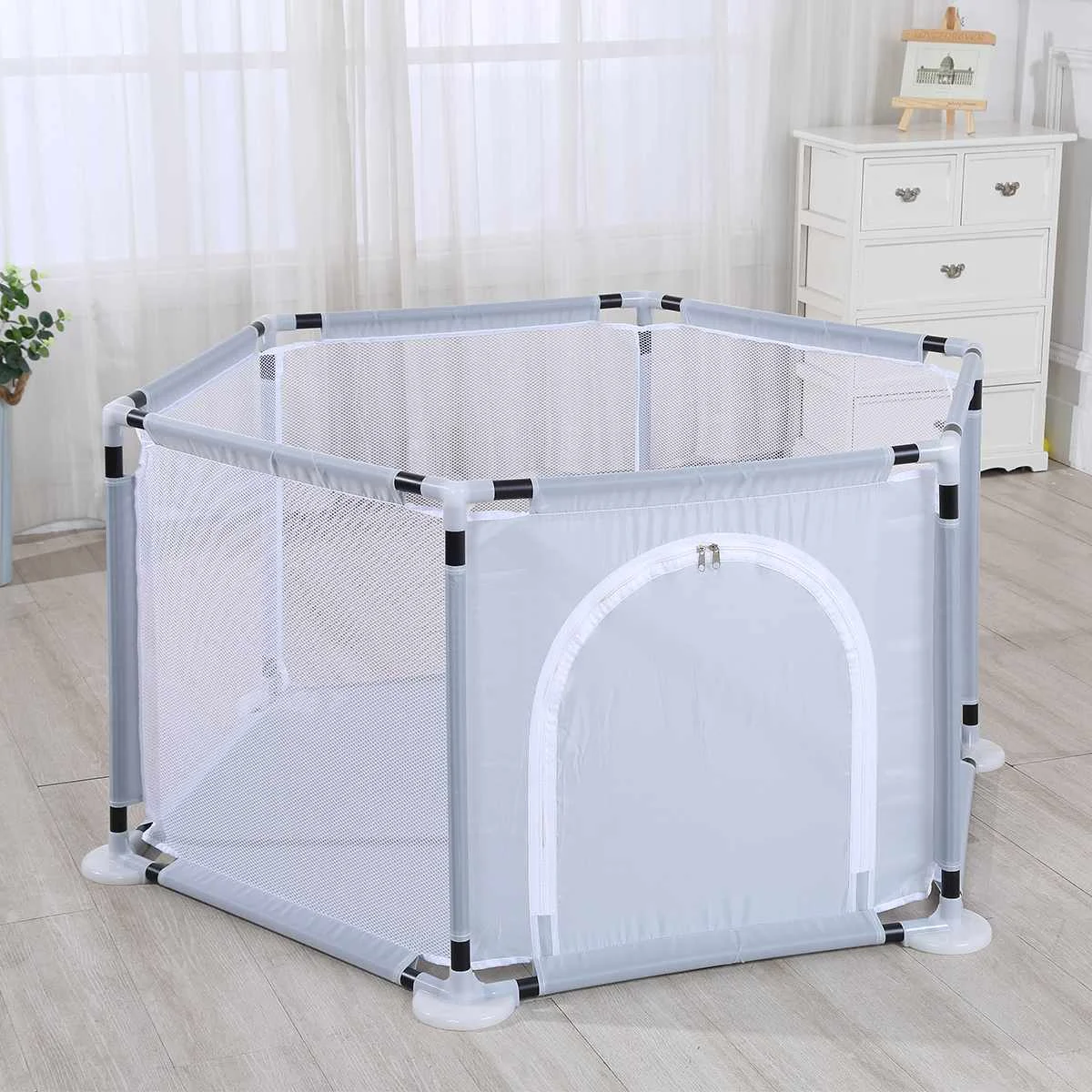 Kids Furniture Playpen for Children Dry Ball Pool Swimming Pool Safety Barriers Babys Playground Ball Park For 0-6Years 140x60cm