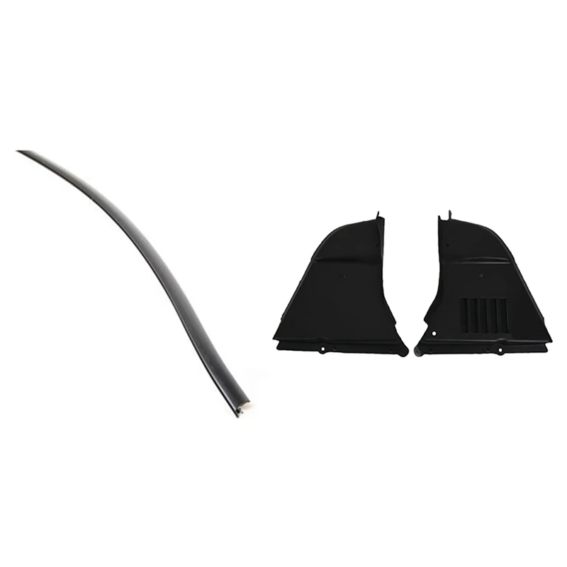 

Передняя верхняя отделка лобового стекла с 1 паром нижней левой и правой брызговиков для BMW 525I 530I 545I M5 E60 E61