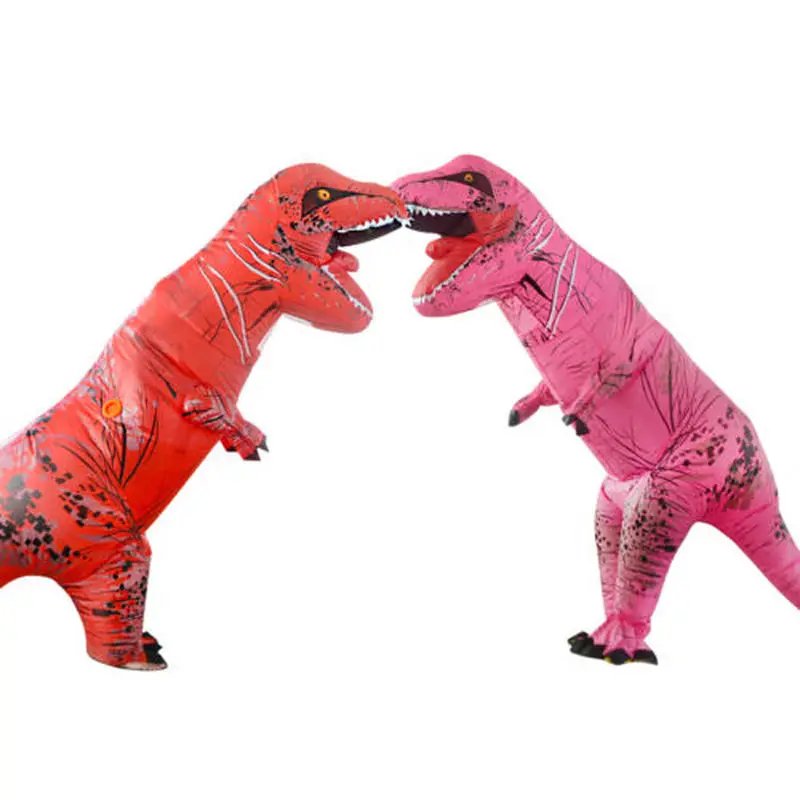 Надувной костюм талисмана динозавра для взрослых на Хэллоуин 2020 костюмы