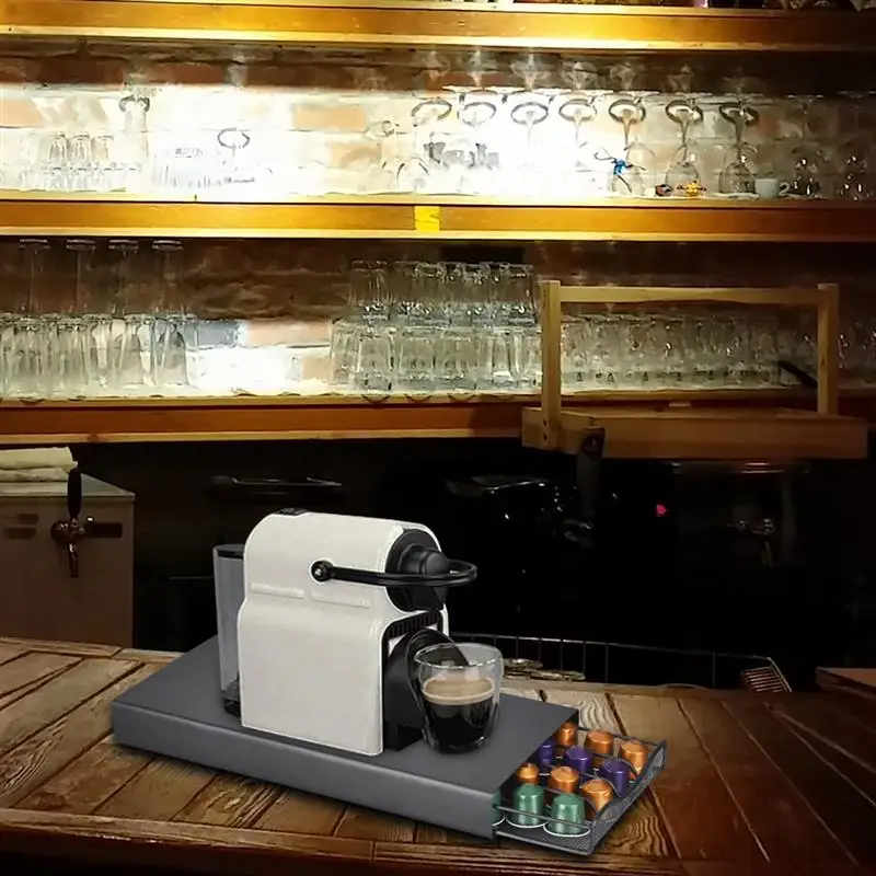 40 Pods держатель для кофе Pod ящик хранения органайзер капсул термостойкий прочный