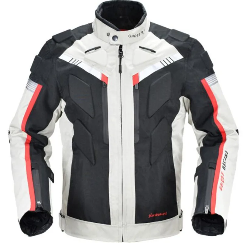 Мотоциклетная куртка защитное снаряжение Мужская водонепроницаемая