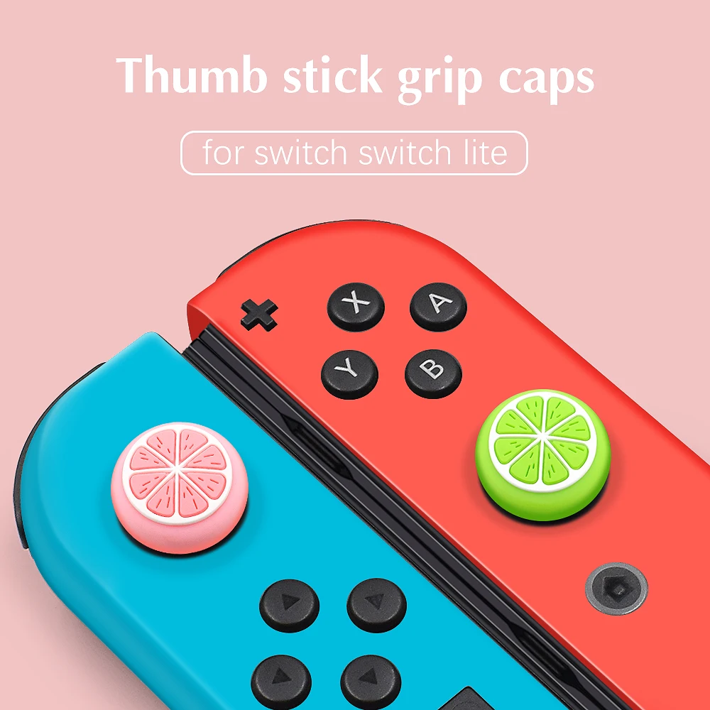 4 шт. силиконовая гелевая ручка для большого пальца джойстик Nintendo Switch NS Lite JoyCon