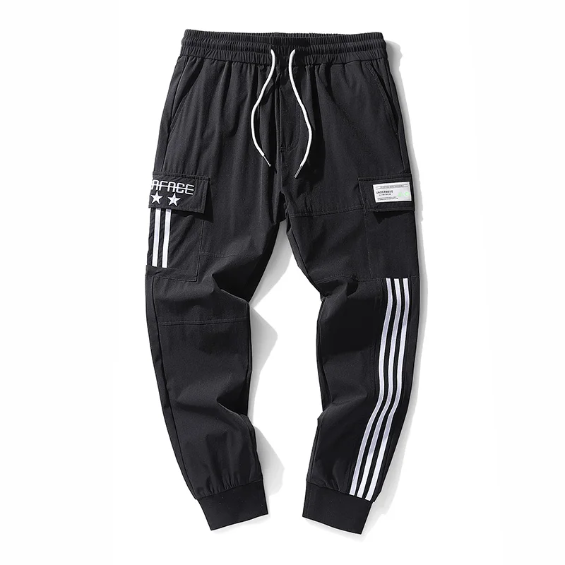 

Men 2020 Spring New Hip Hop Long Casual Harem Cargo Pants Trousers Men Fashion Patchwork Harajuku Streetwear Joggers Pants Men