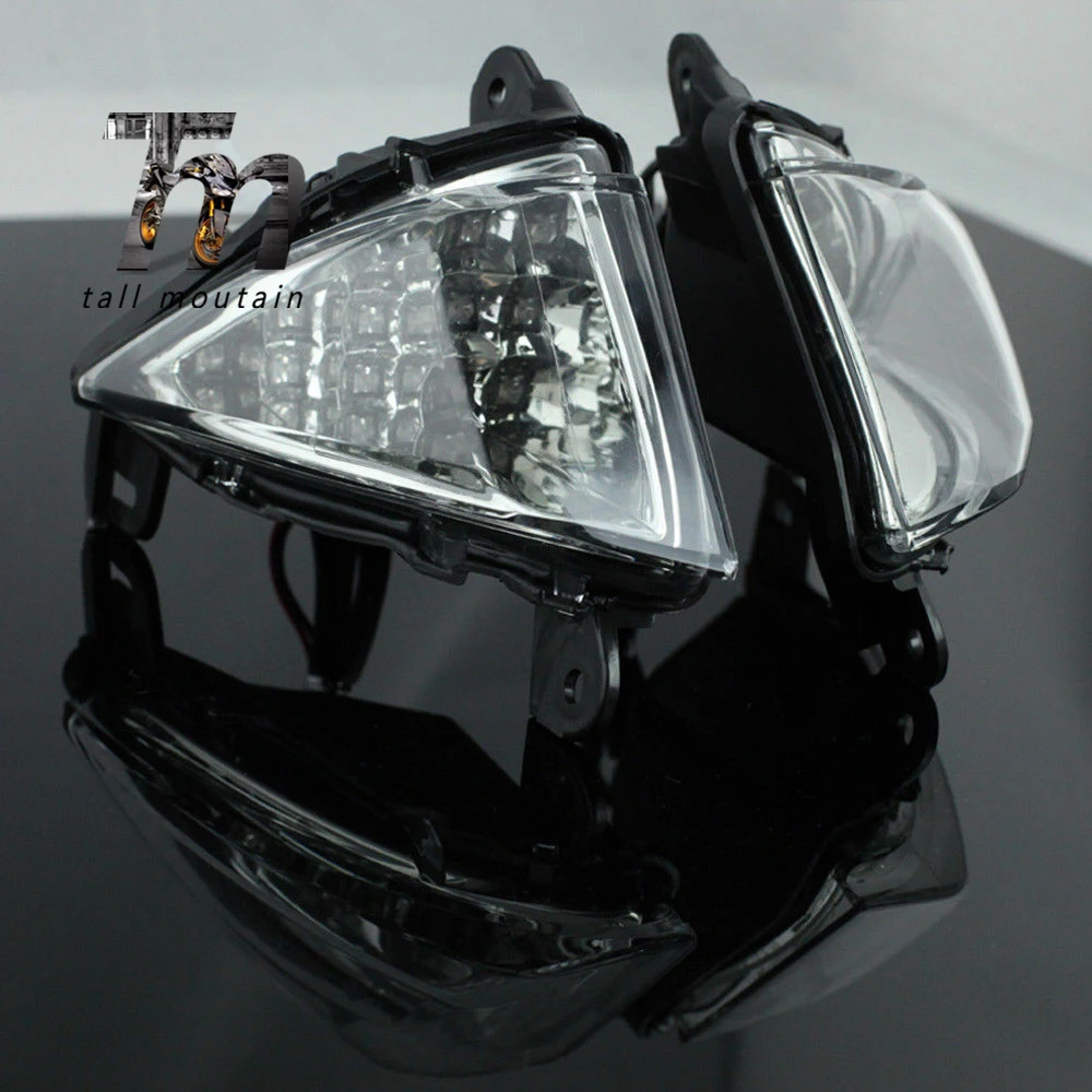 Передний светодиодный индикатор сигнала поворота для KAWASAKI ZX6R ZX10R Z750 Z1000 NINJA 650R ER6N ER6F аксессуары мотоциклов