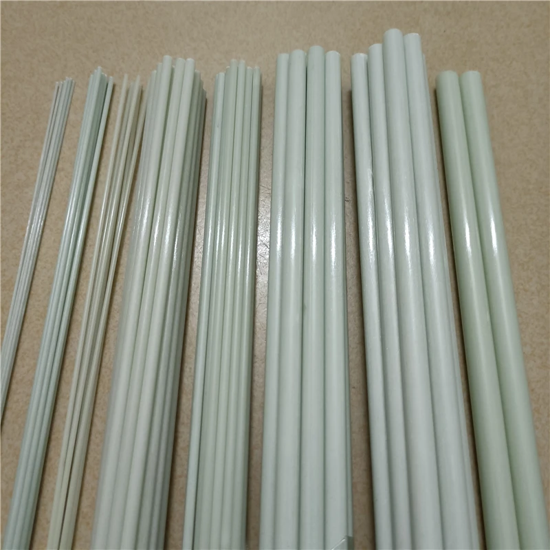 

10PCS High Quality Glass Fiber Rod Diameter 8MM White Solid Fiberglass Insulation Bar Model Material Customizable Lenght 1100mm