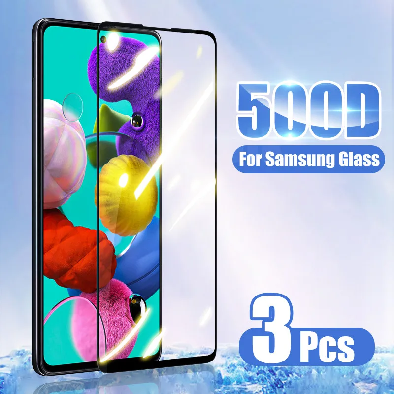 Защитное стекло закаленное для Samsung Galaxy A10/A20/A30/A40/A50/A60/A70/A80/A90/M10/M20/M30/M40/A51/A20E 3