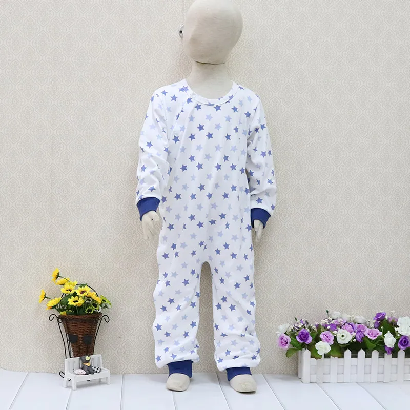 Детские комбинезоны для детей 1-4 лет, хлопок, одежда для малышей, цельнокроеная детская одежда - Цвет: Многоцветный