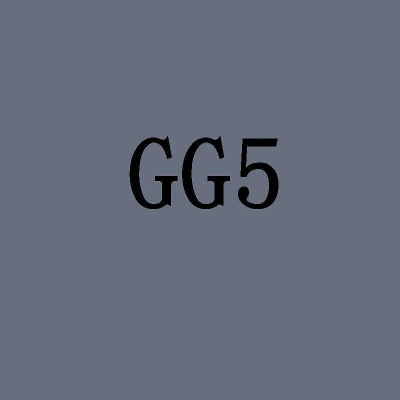 GG5 1 шт., 168 цветов, эскизный маркер, маслянистая художественная школьная Ручка, двуглавый, товары для рукоделия, маркеры для рисования, маркеры, набор, манга - Цвет: GG5