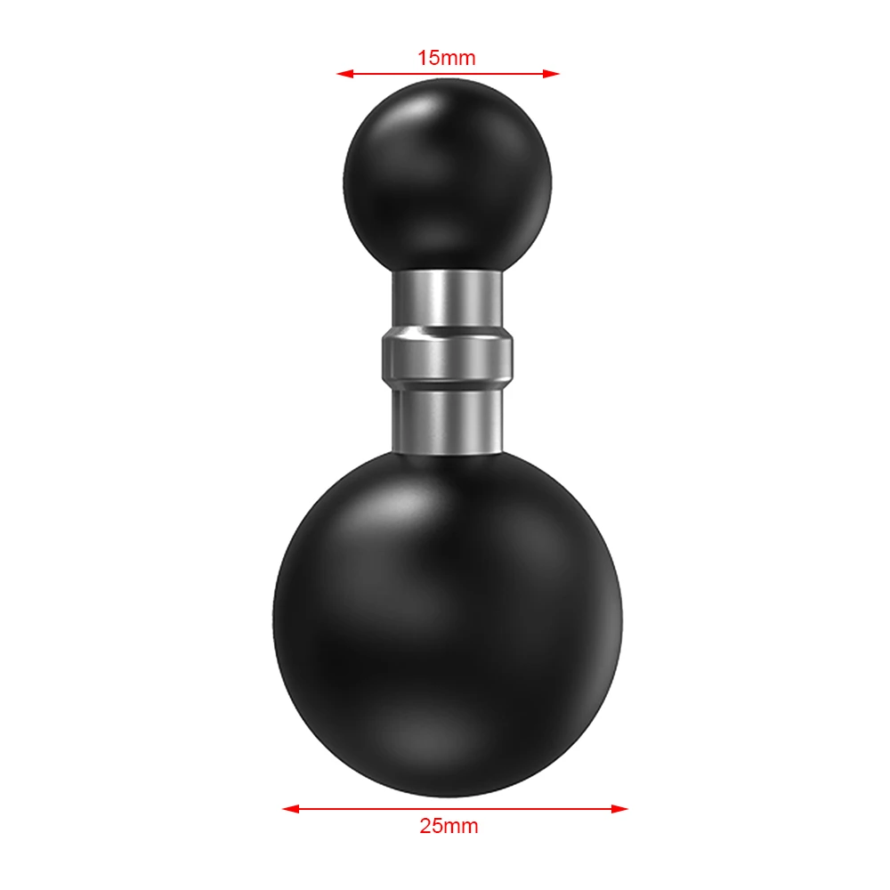 

Mohile Phone GPS Brackets 25mm to 15mm Composite Extension Ball Adapter for Industry Standard Dual Ball Socket Mounting