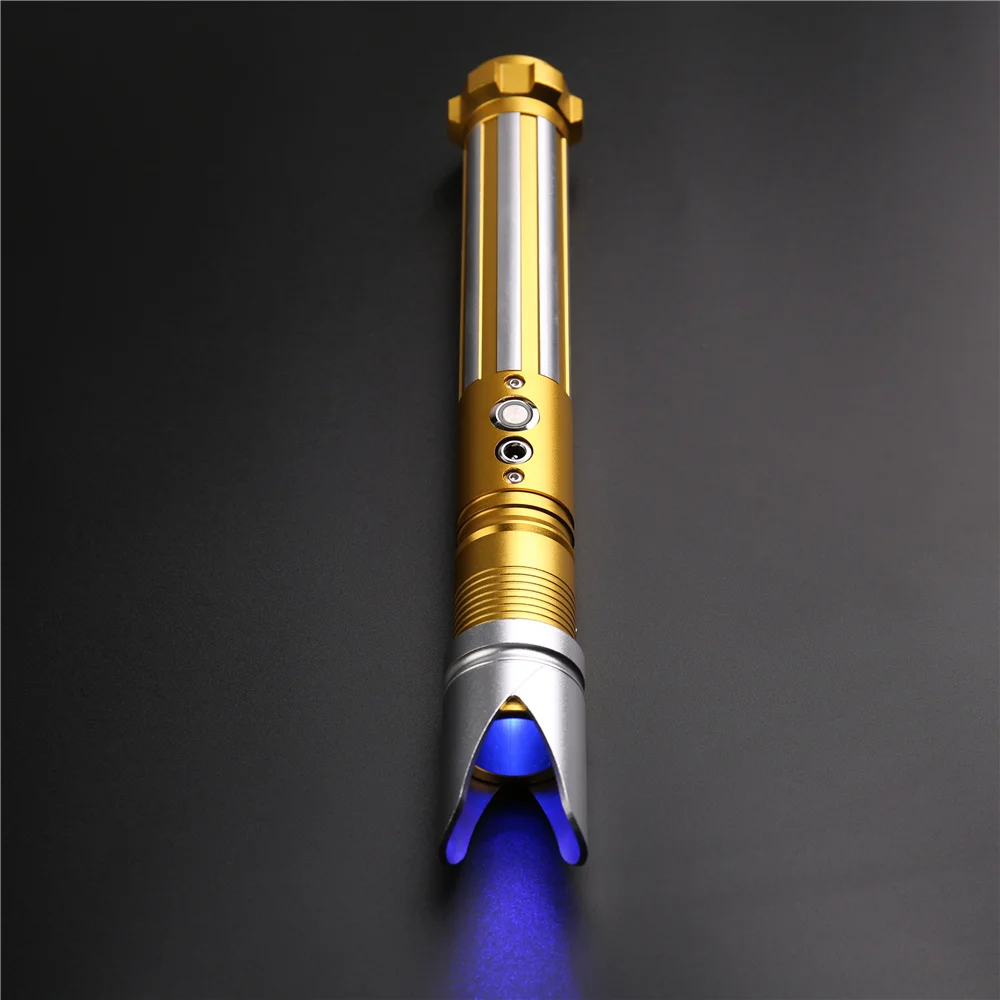 

TXQSABER Lightssaber RGB 12 Color Changing Metal Hilt Blaster Flash On Clash Lock Up Volume Adjustment Cosplay Toys