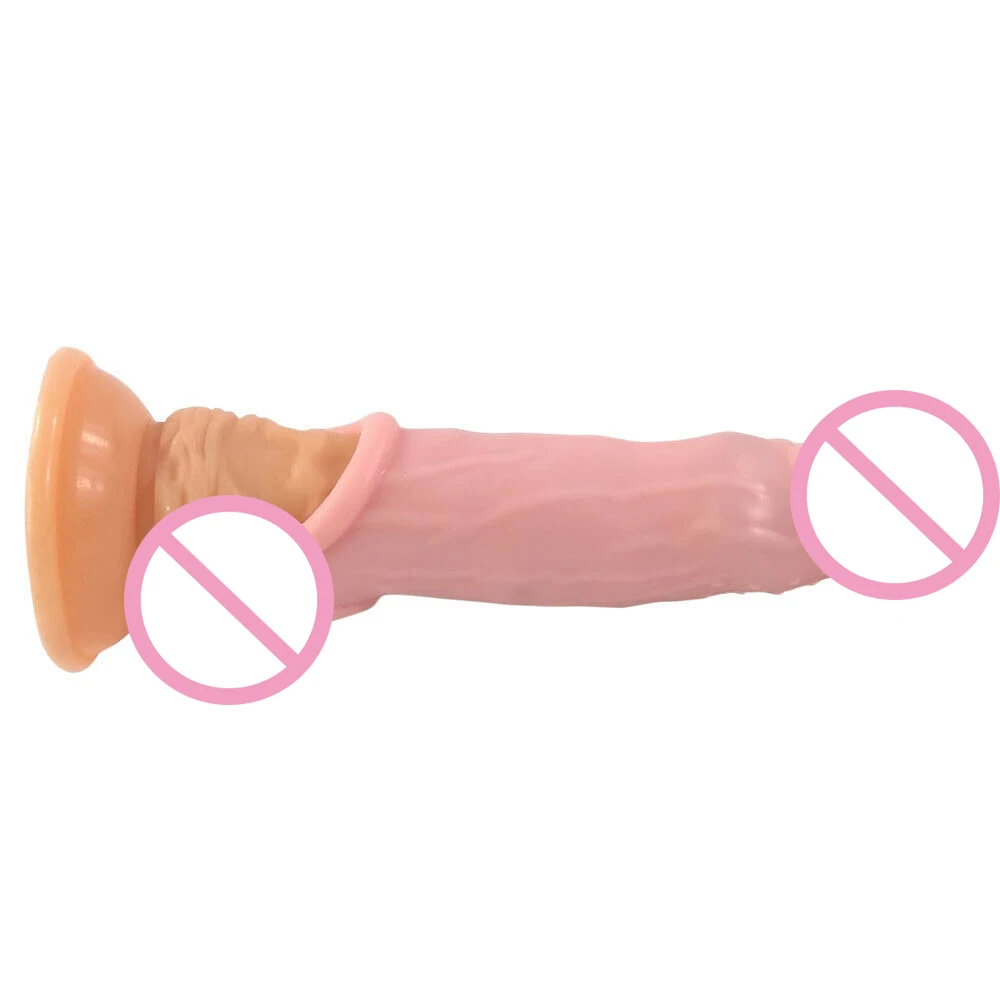 Большой удлинитель для пениса многоразовый Массажер задержки эякуляции насадка