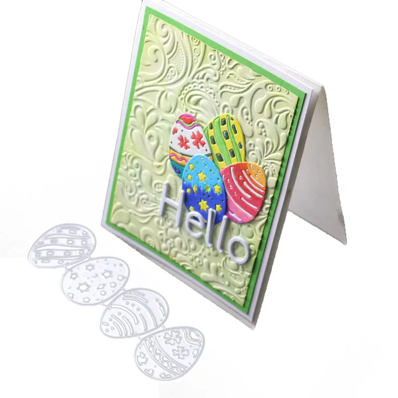 4 шт. Вырубные штампы сшитые пасхальные яйца фотокарточки изготовление бумаги