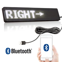 23cm bluetooth app led car sign display app programmable scrolling message led display board car mate with suction cups dc5v