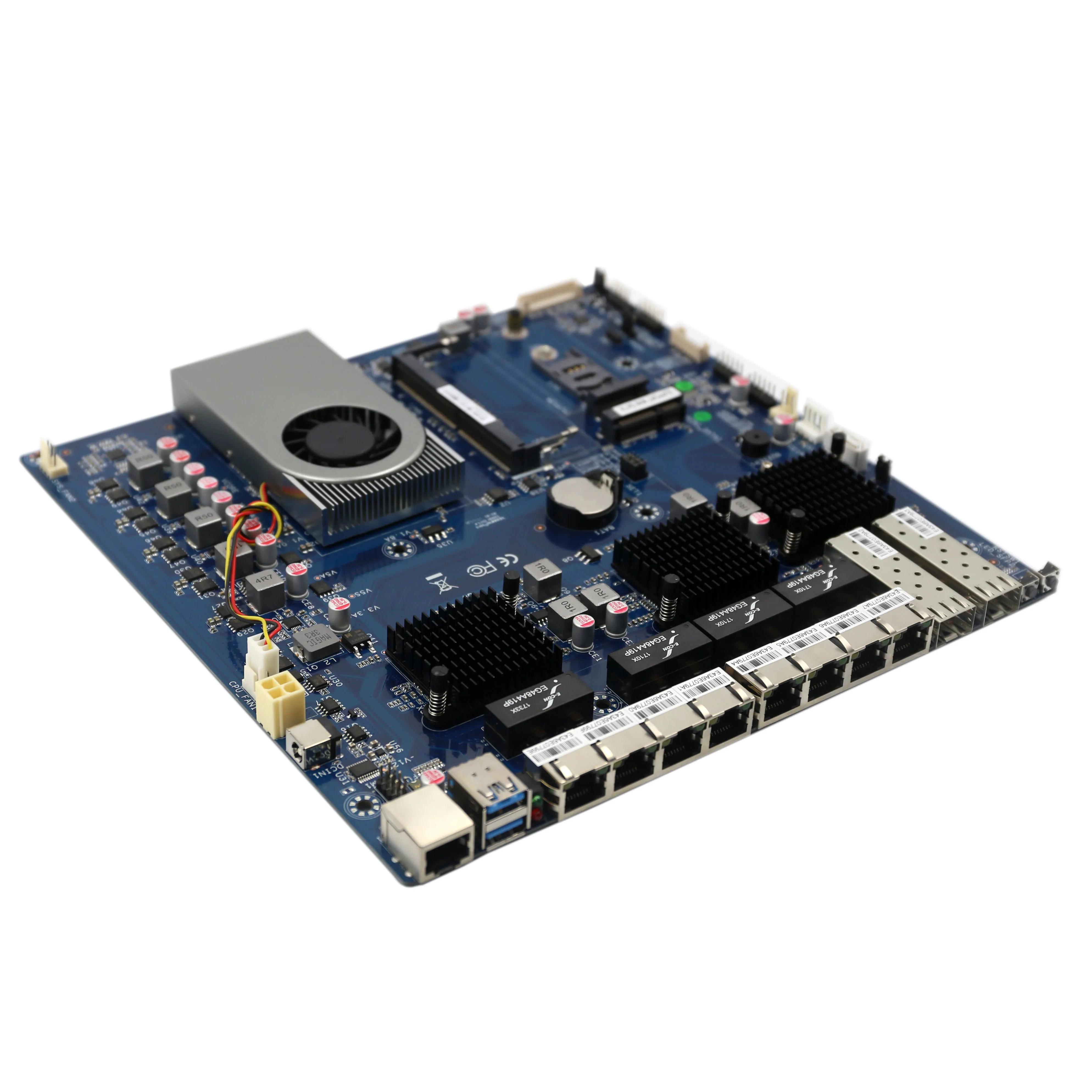 Материнская плата HCIPC M508 LAN-HC3855UT-8LSFP-2L C3855U брандмауэр ITX | Компьютеры и офис
