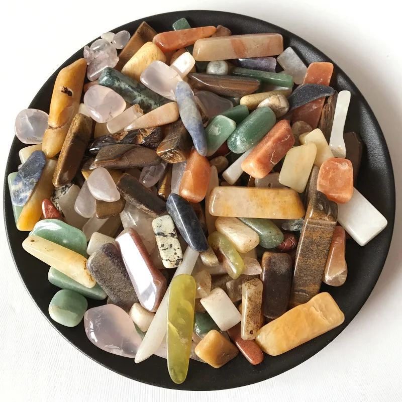 100G Natural Crystal Mineral Mixed Crystal Strip Raw Stone Gravel Home Decoration DIY Energy Healing Crafts 20g 50g natural crystal primitive crystal crystal rod quartz crystal healing stone crystal pointe mineral specimen energy stone